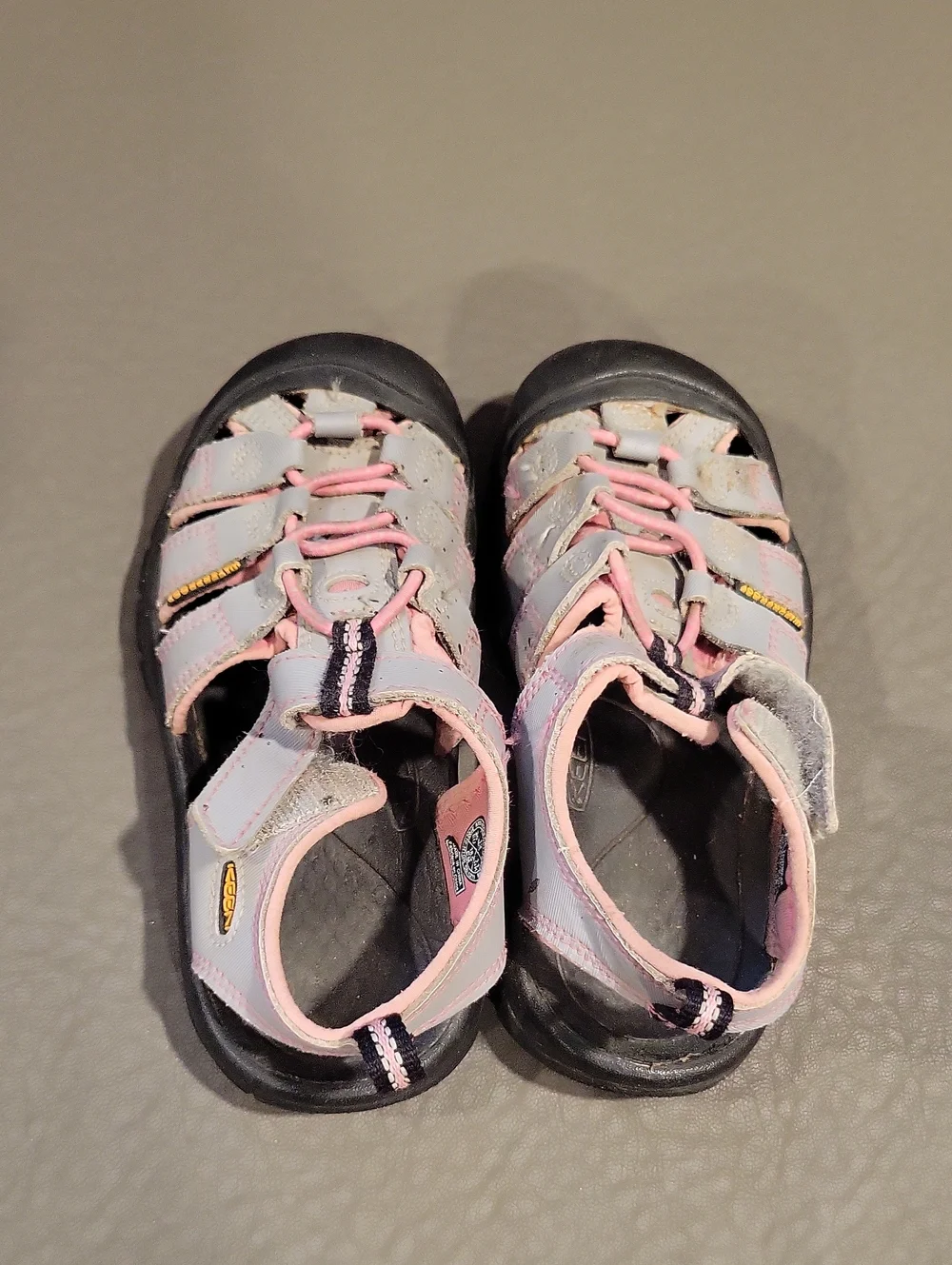 Keen Kids Pink and Gray Closed-Toe Sport Sandals